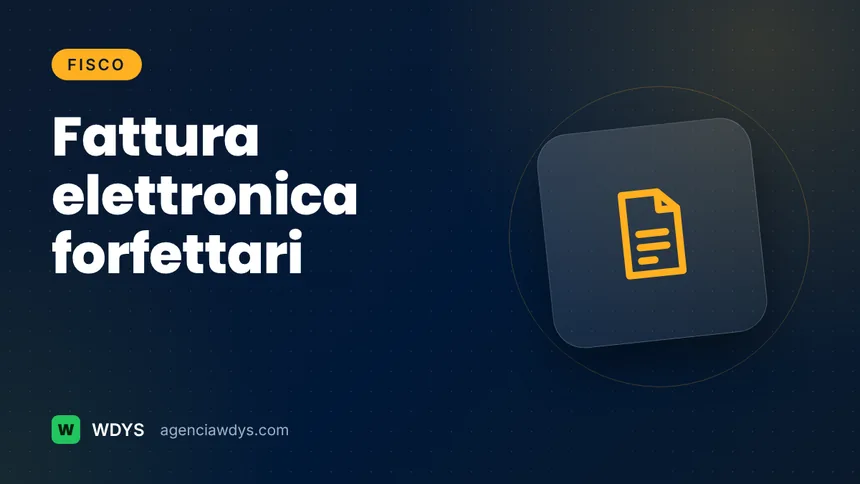 Copertina della guida: Fattura elettronica nel regime forfettario: come si emette, passo per passo