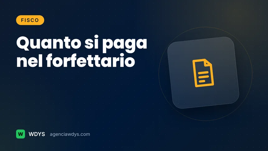 Copertina della guida: Quanto si paga nel regime forfettario: imposta sostitutiva e contributi INPS