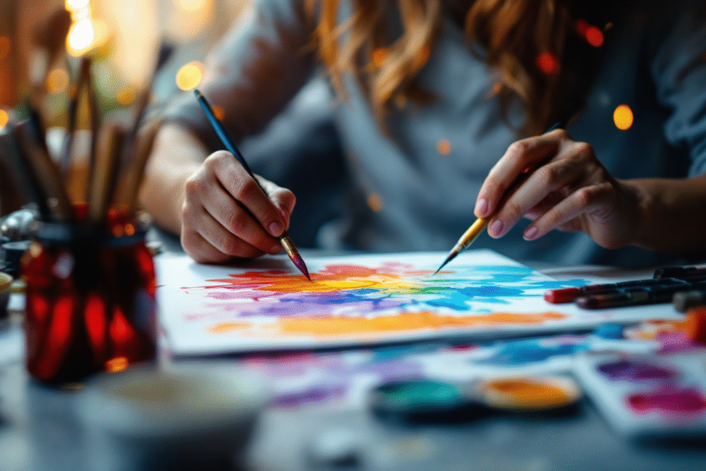 uso das cores para concentração